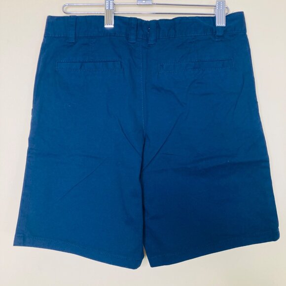 Cat & Jack Boys Shorts 10 Husky Flat-Front Adjustable Waist Blue New Target - Picture 2 of 7